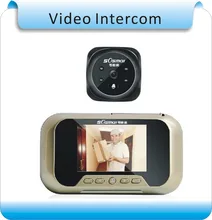 Envío libre 8g de memoria de 3.0 “lcd de la puerta de intercomunicación de vídeo motion detectar teléfono timbre de la puerta del monitor de la cámara de vídeo portero automático