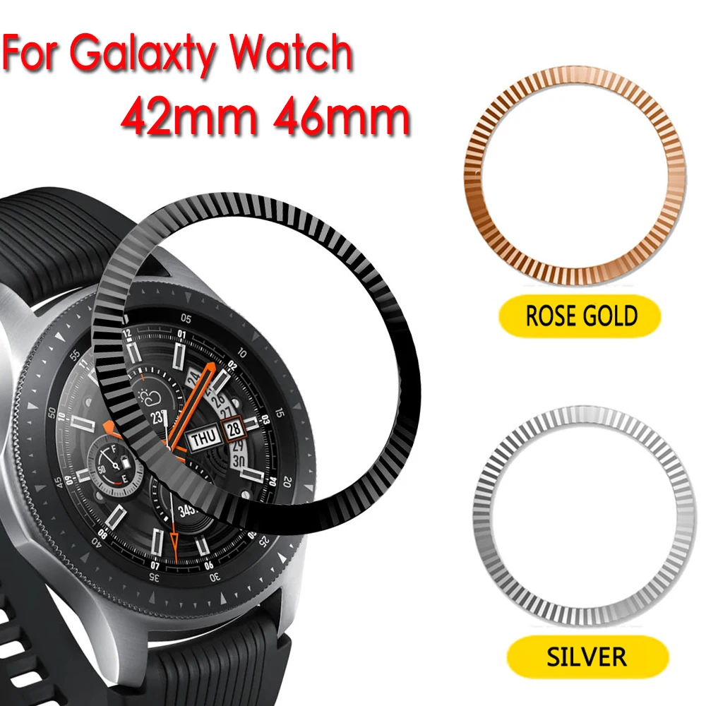 Чехол с ободком для Galaxy Watch 46 мм 42 мм Защитная крышка для samsung gear S3 Frontier/S2 SM-R720 Смарт-часы браслет Рамка