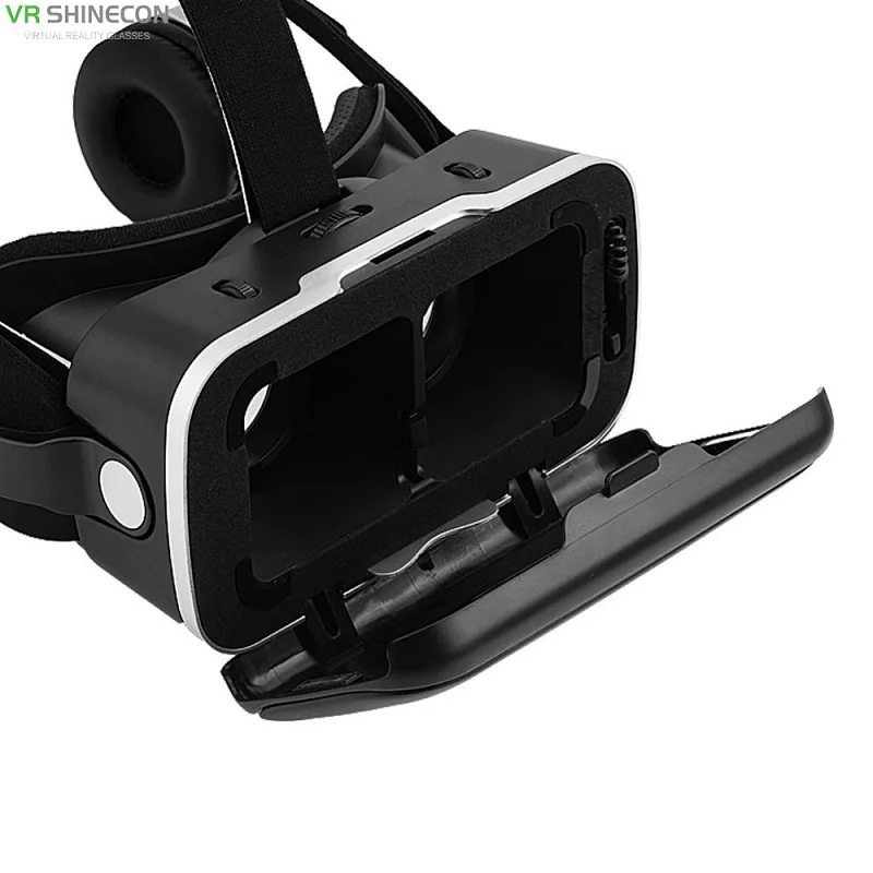 VR Shinecon 6,0 Виртуальная реальность 3D очки гарнитура Версия Google картон фильм VR коробка для Android iOS телефон samsung Galaxy
