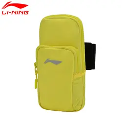Li-Ning унисекс сумка для бега классический светоотражающий полиэстер для мужчин и женщин подкладка спортивная сумка ABJM002 EAMJ17