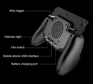 Image 5 - Многофункциональный мобильный игровой контроллер 3 в 1 power Bank/держатель подставки для телефона/сотовый телефонный радиатор, перезаряжаемый, охлаждающая подставка,