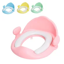 Детское сиденье для унитаза Potties портативный Детский горшок мягкое сиденье для унитаза кольцо обучение девочка мальчик детское сиденье унитаза с ручкой