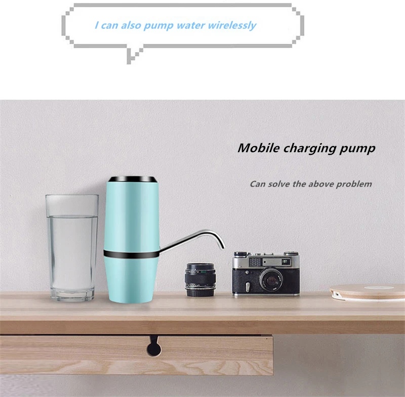 Dailywater Mini Dispensador De Agua USB Зарядка Электрический автоматический насос для воды в бутылках 5 галлонов натуральный диспенсер для холодной воды стенд