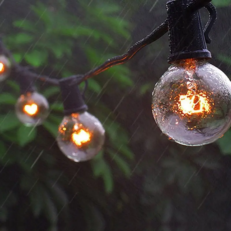 

Globe Solar String Lights LED Bulbs Warm-Toned Lamplet Decor For Outdoor Patio Party Yard Kitchen