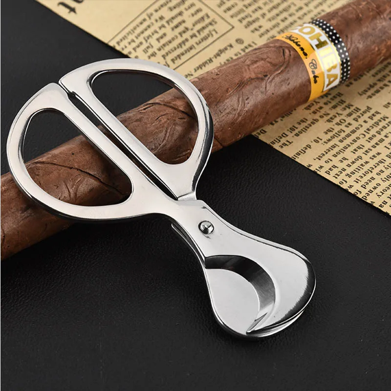 1pc Blade Smoke Machine Stainless Steel Cigar Cigar Scissors Portable