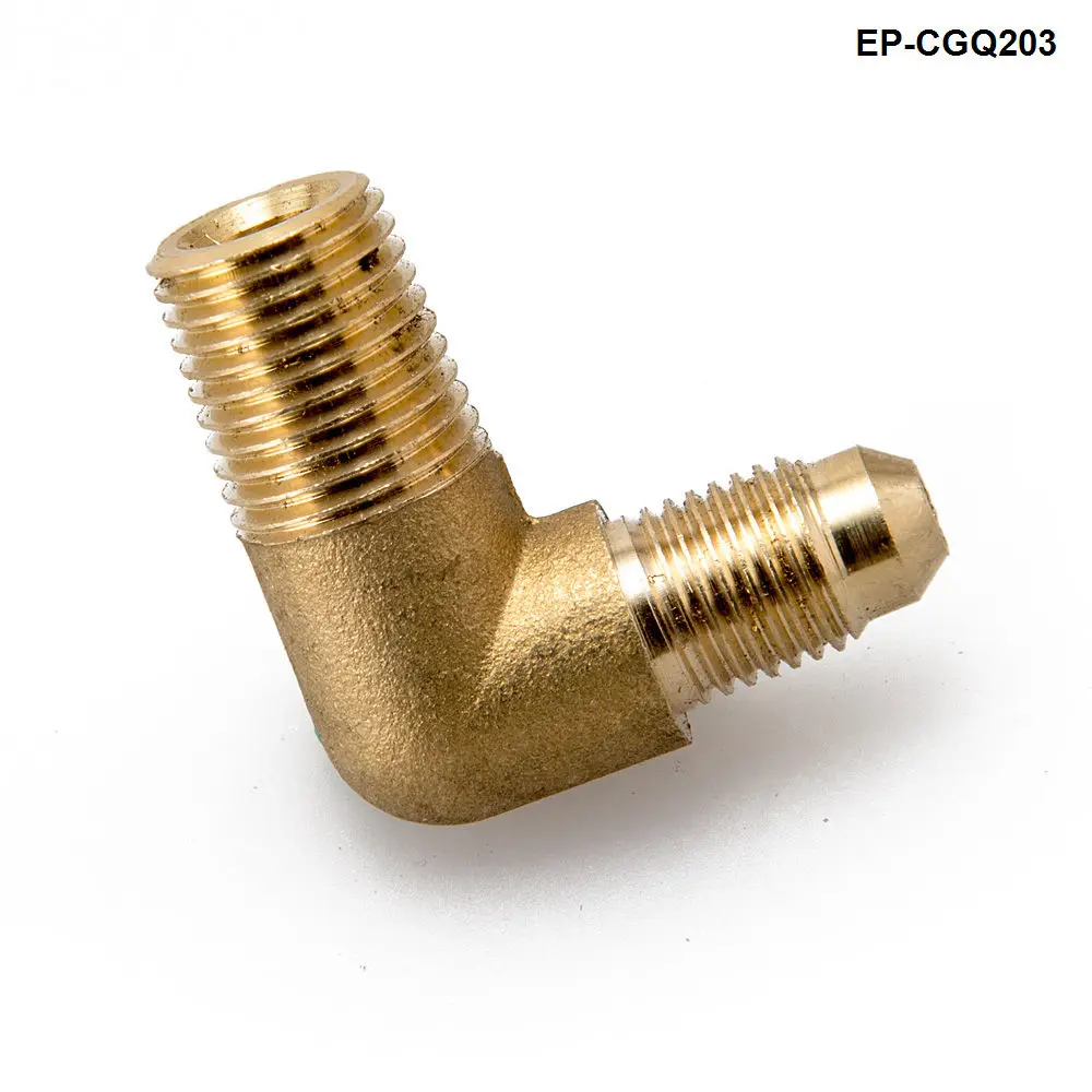 Латунный фитинг мужской локоть 90 градусов 1/4 ''NPT * 1/4'' шланг ID EP CGQ203| |