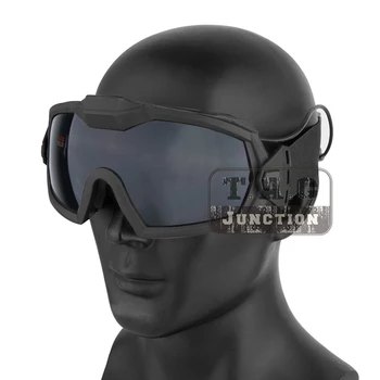 

Tactical Anti-fog Lenses Outside The Wire OTW Goggles Outdoor Hunting Paintball Eyewear Safety Glasses with Turbo Fan