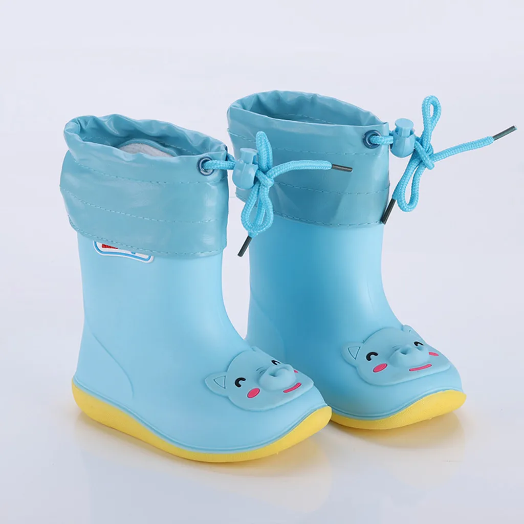 

Toddler Infant Kids Baby Boys Girls PVC Rain Boots Waterproof Non-Slip Shoes Cartoon Shoes Children's Waterproof Water Shoes