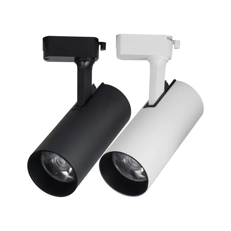 

COB 10W 20W 30W Led Track light aluminum Ceiling Rail Track lighting Spot Rail Spotlights Replace Halogen Lamps