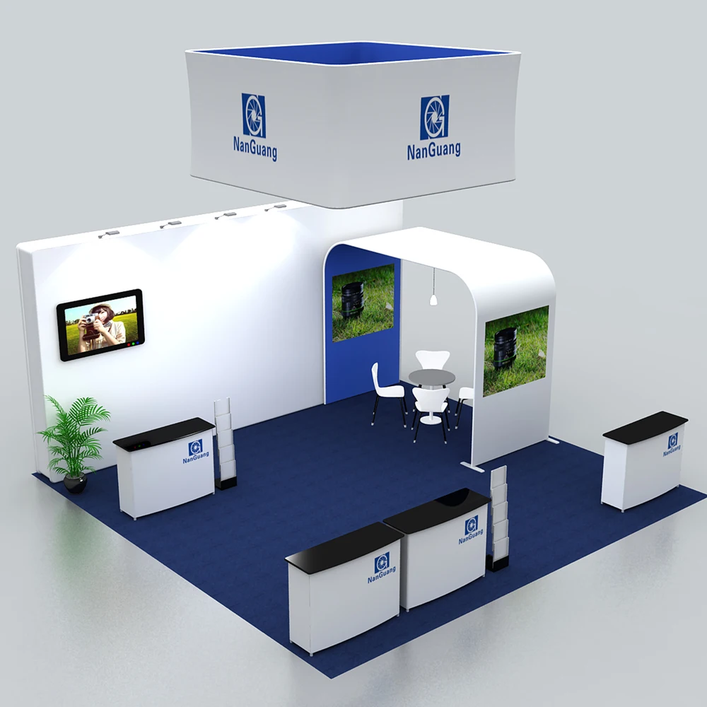 20ft Portable Custom Trade Show Displays Booth Kit Pop up stand