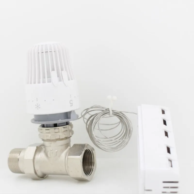 Регулятор дальности 6-28 градусов для системы сантехники внутренний радиатор термостатический радиатор клапан Латунь 2 ходовой клапан DN15-DN32