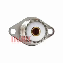 10 шт. коаксиальный SO239 UHF Женский 2 отверстия панель разъем автомобиля радио антенна разъем