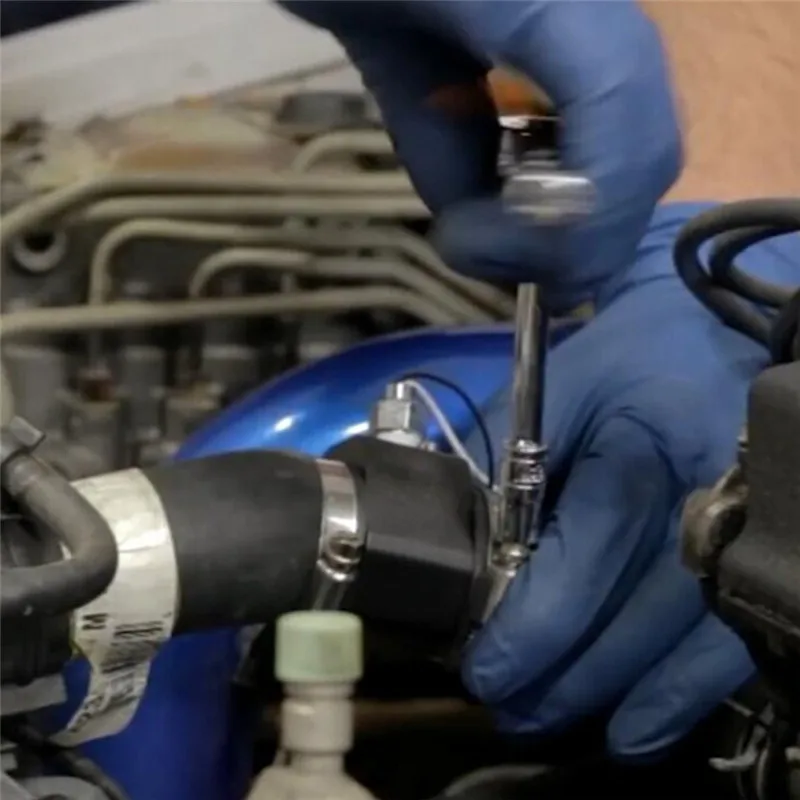 32mm Gauge Radiator Hose Adapter Water Temp Temperature Joint Pipe