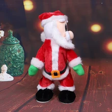 Music Santa Claus dancing plush doll doll electric dance singing toy Christmas gift home decoration HOYVOY Music Santa Claus dancing plush doll doll electric dance singing toy Christmas gift home decoration HOYVOY