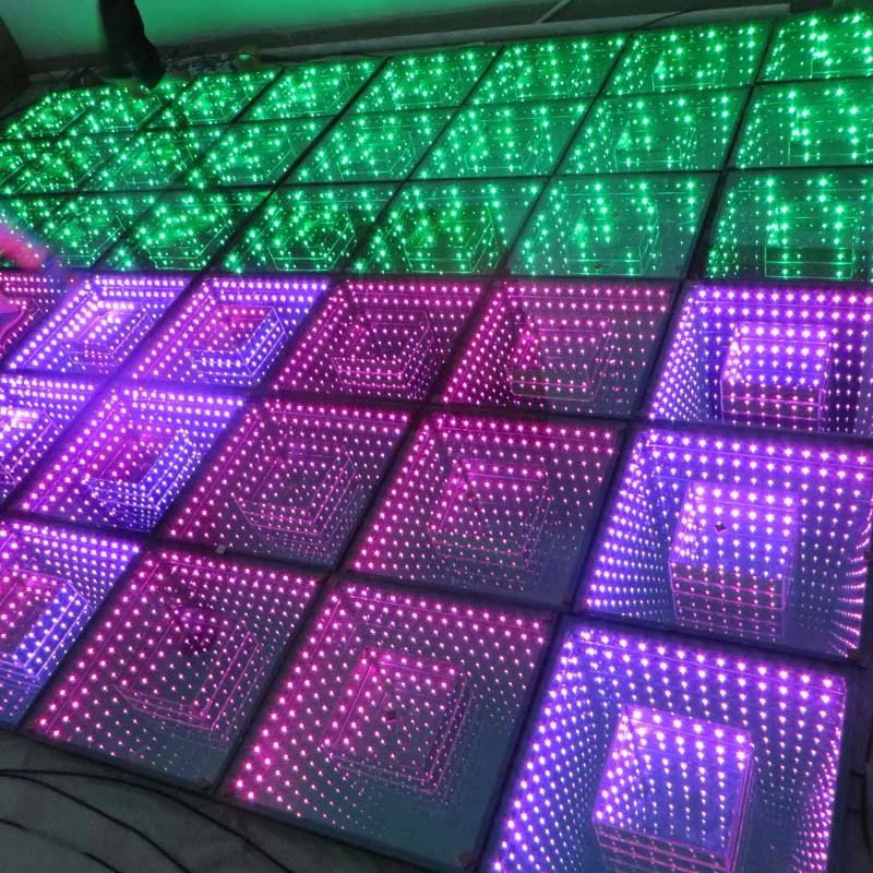 Туннель Timmer 3d волшебный светодиодный музыкальный танцпол для свадьбы дискотеки