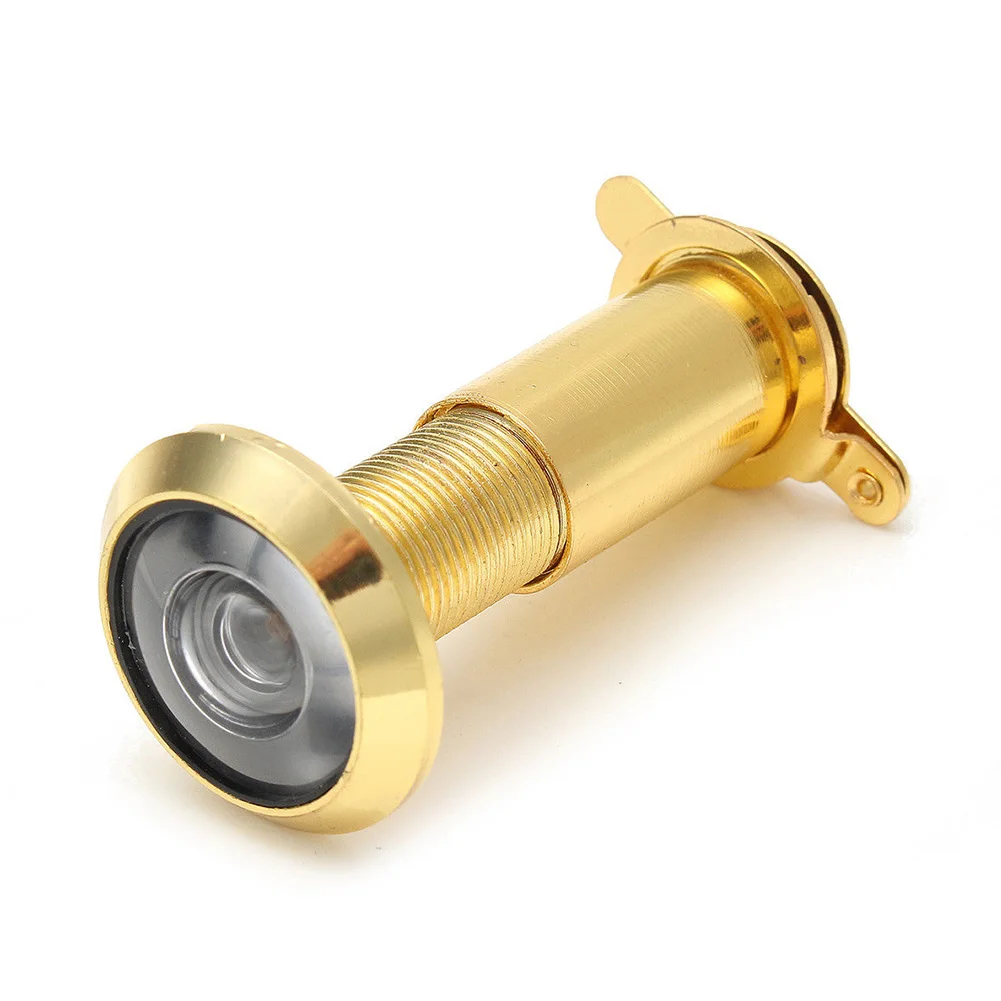 

Lens Eye Hardware Adjustable Door Viewer Wide Angle Privacy Cover Durable House Anti Theft 200 Degree Peephole Home Security