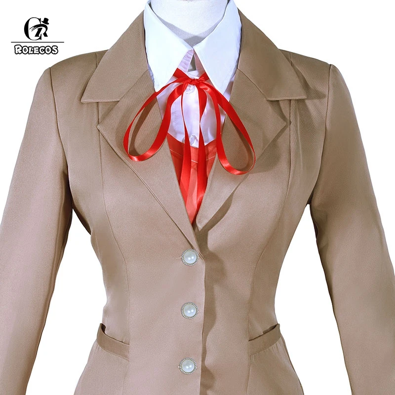 Ролексос Моника Косплей Sayori Yuri Natsuki Костюм Школьная форма Женский костюм для