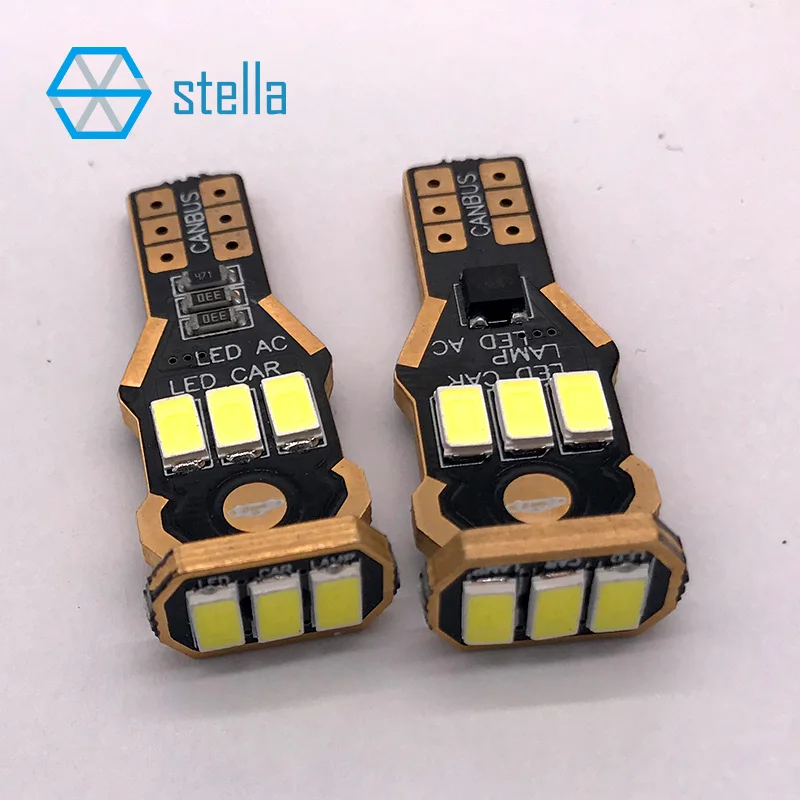 2 20 pcs T15 canbus non polarity automobile LED back up font b lamp b font