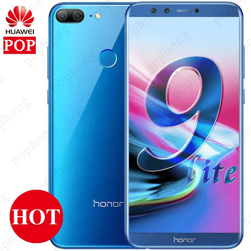 Mondiale Firmware Huawei Honor 9 Lite 5.65 « 2160 * 1080Pix Android 8.0 Smartphone Octa Core 4 Caméras D’empreintes Digitales téléphone portable