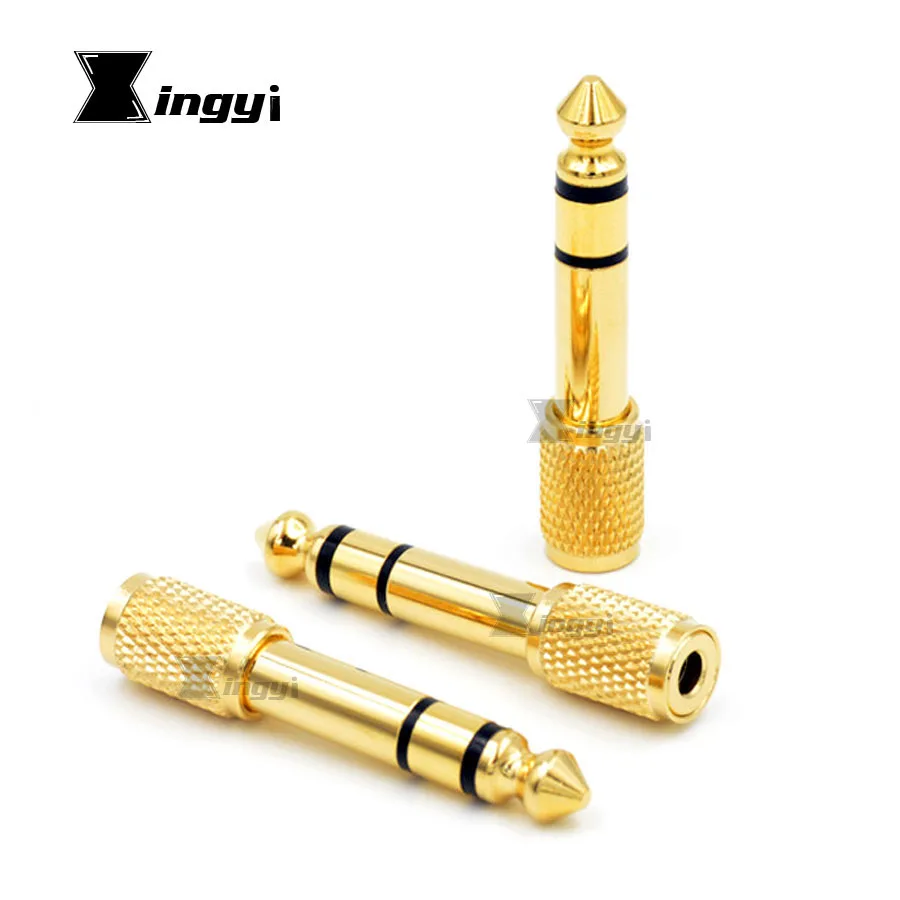 

3Pcs 6.5mm to 3.5mm TRS Adapter 6.35mm 1/4 Plug Male to 3.5 Female Audio Jack Connector For Amplifier Microphone Wire Converter