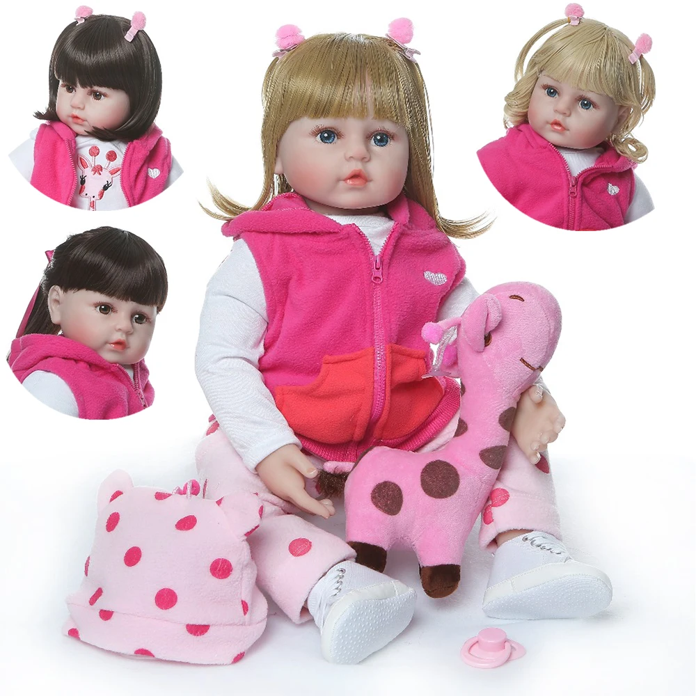 

NPKCOLLECTION Reborn baby dolls 19"48cm silicone reborn baby dolls newborn baby alive girl toddler doll gift bebe real reborn