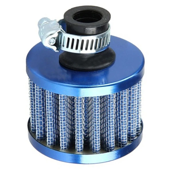 Car Motor Cold Air Intake Filter Turbo Vent Crankcase Breather Bluein
