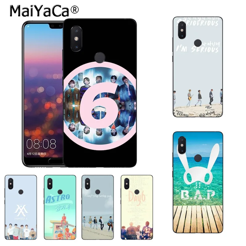 Чехол MaiYaCa KPOP ASTRO B.A.P Day6 для xiaomi mi 8se 6 note3 redmi 5 5plus note | Мобильные телефоны и