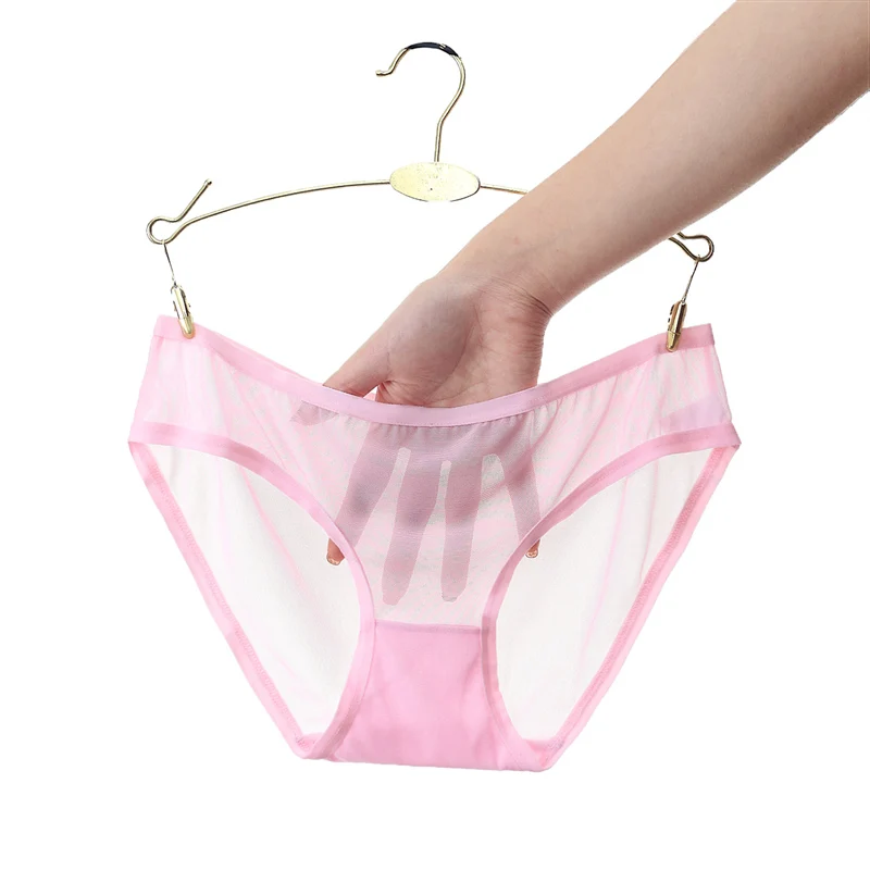 Transparent Panties Women Low-Rise Sexy Panty Women's Ultra-thin Seamless Briefs Soft Breathable Women Underwear Panties 49 (11)