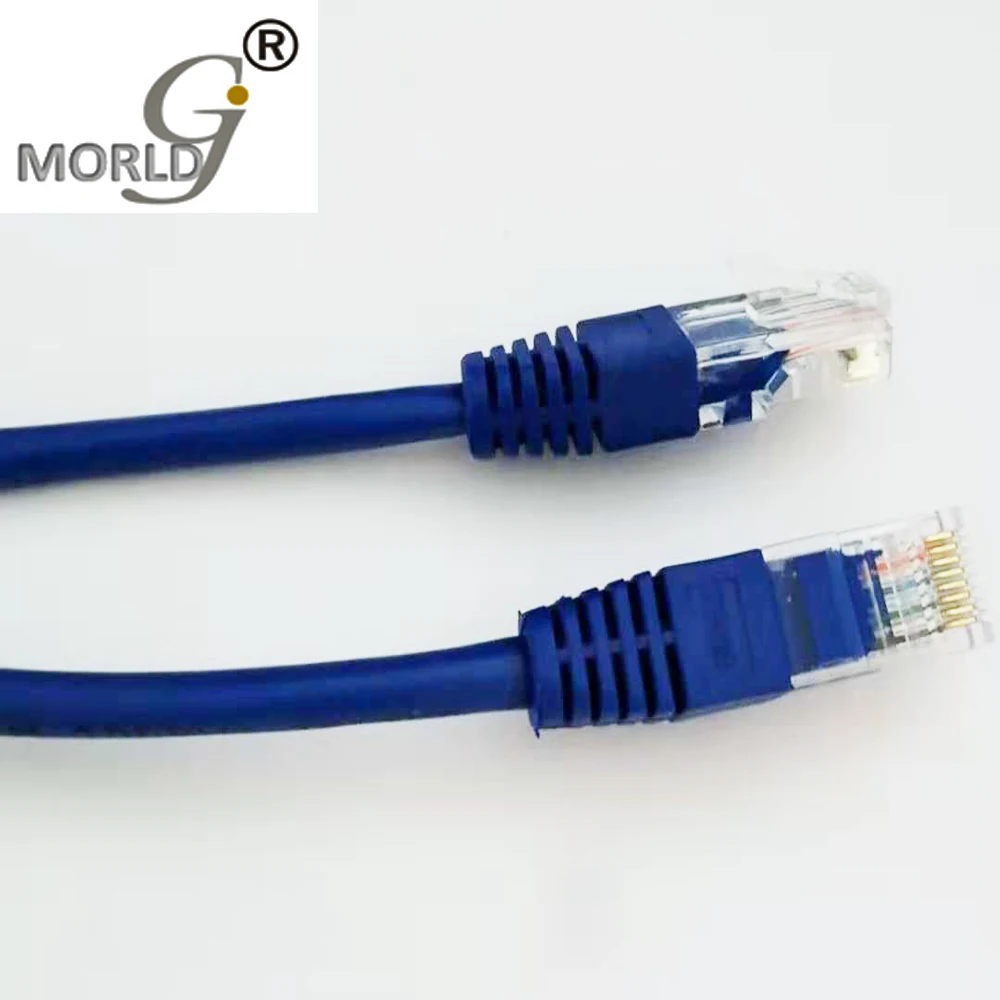 

1.65FT 3.3FT 5FT 6.6FT Hot Sells CAT5E UTP Blue Round Cable Ethernet Cables Network Wire RJ45 Patch Cord Lan Cable Made In China