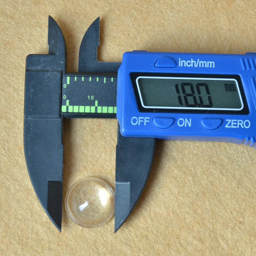 18 мм Диаметр плоско-выпуклая линза 7,7 мм высота Оптическое стекло выпуклая линза полукруглый светодиодный объектив для лампы света 2 шт./лот