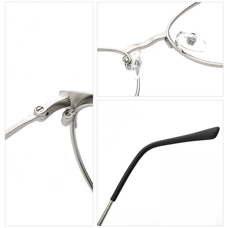 Handoer 6127 Optical Glasses Frame for Men and Women Alloy Eyewear Full Rim Alloy Spectacles Glasses Optical Prescription Frame