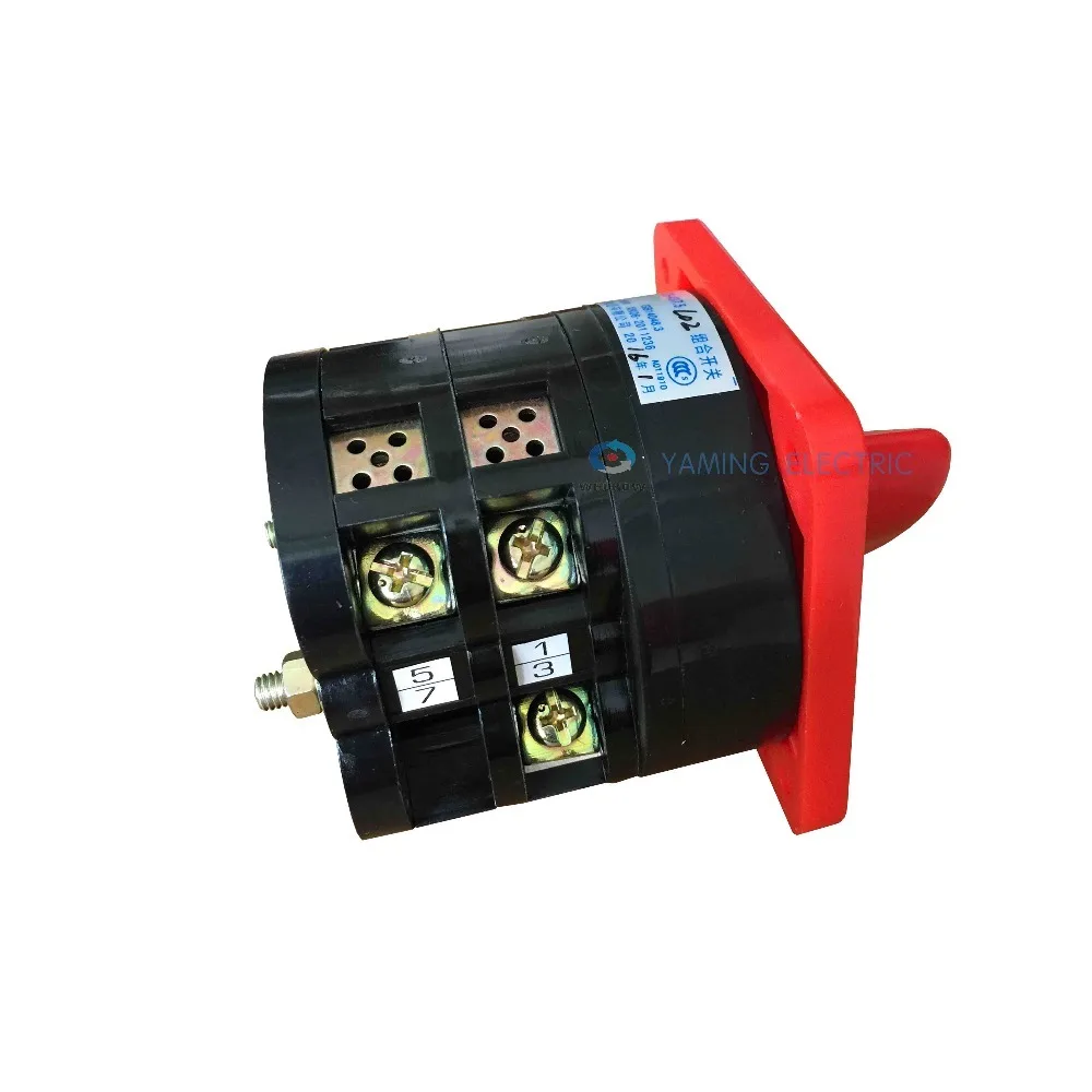 HZ5 40/7 5 L02 красные переключатели 40A 7.5kw 380В 2 полюсный 3 позиционный универсальный