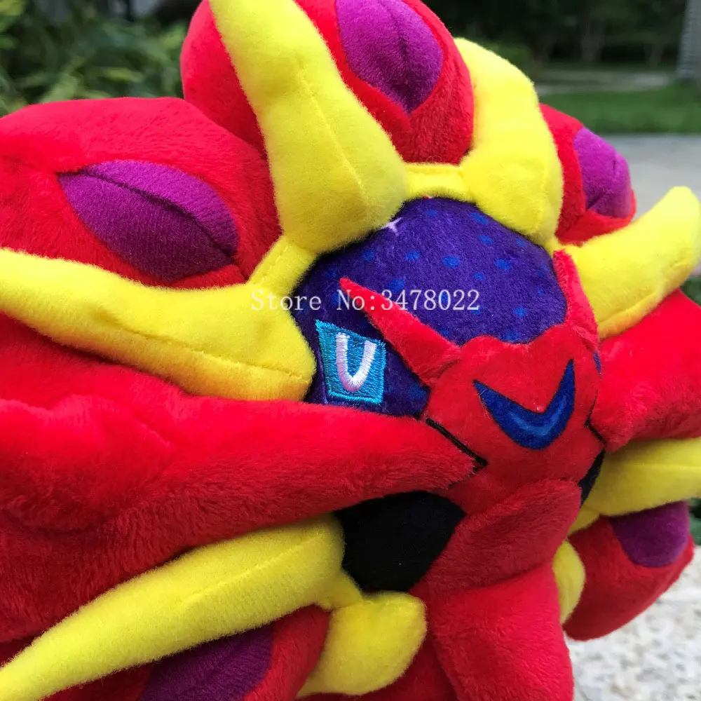 New Anime Shiny Solgaleo Plush Red Stuffed Toy Collection Cool Soft Game Cartoon Doll 10 Movies Tv Aliexpress