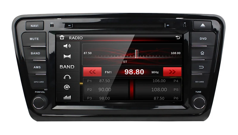 Top 8" Car DVD player with GPS navigation,audio Radio stereo,USB/SD AUX BT/TV Canbus,car multimedia headunit for SKODA OCTAVIA 2014 2