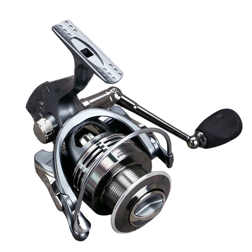 

YUMOSHI Spinning reel Carbon Fibre Body Fiber 2000-7000 Reels 13+1bb Ball Bearing Carbon Fiber Fishing Reel Spinning
