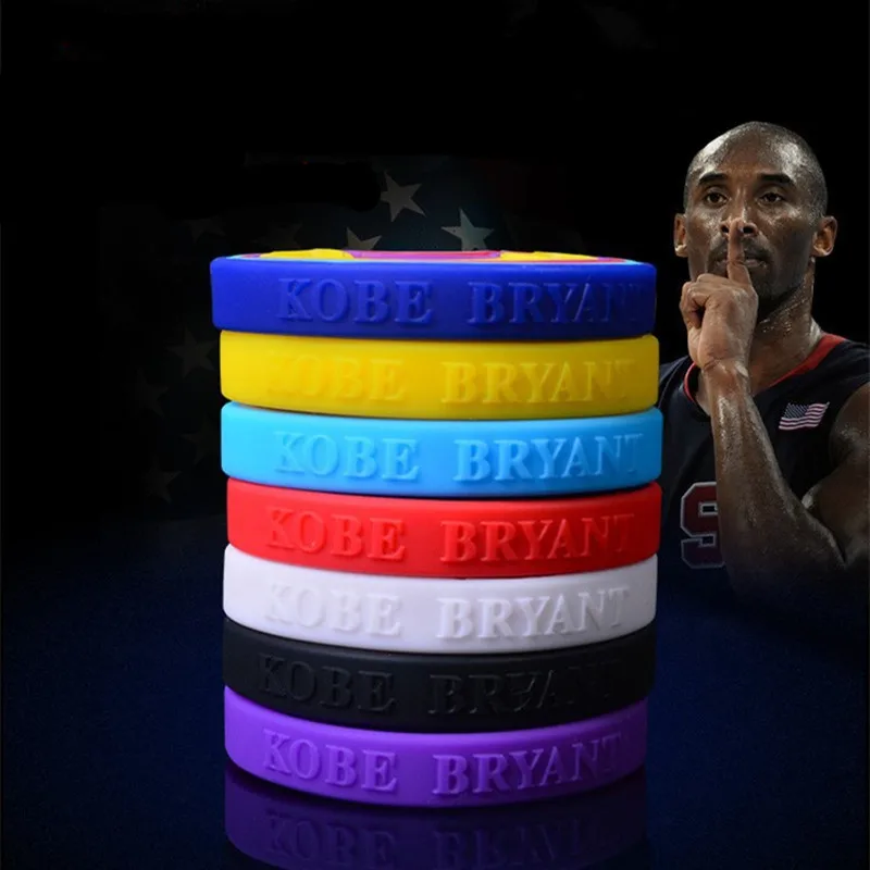 500pcs/lot Custom Embossed Silicone Bracelets Bangles Wristbands Unisex