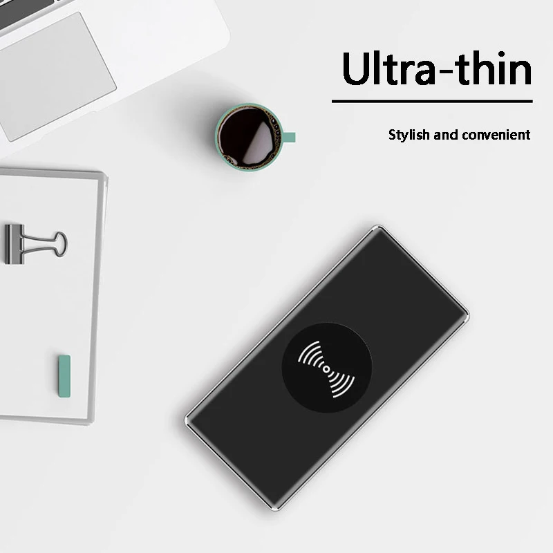 10000mah Power Bank External Battery PoverBank Wireless charging Powerbank Portable Mobile phone Charger for iPhone X Xr Xs Max 10000mah Power Bank External Battery PoverBank Wireless charging Powerbank Portable Mobile phone Charger for iPhone X Xr Xs Max