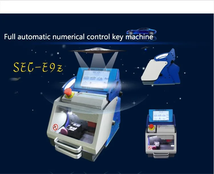 Полностью автоматическая машина для резки ключей машина для изготовления ключей для автомобиля машина для копирования ключей с программным обеспечением SEC-E9z