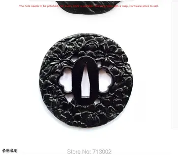 

Forged TSUBA For Japanese Katana Iron Tsuba Fitting Samurai SWORD circular