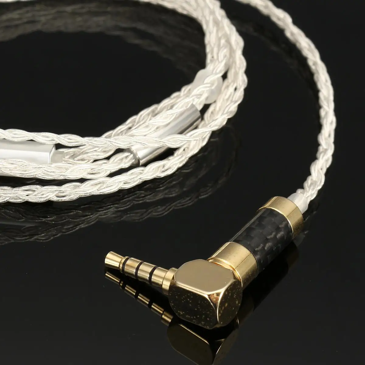 BGVP 5N 160 провод OCC посеребренный HiFi кабель MMCX IEM для наушников Сменный кабель для BGVP DX3s DMG DM6 для SE315