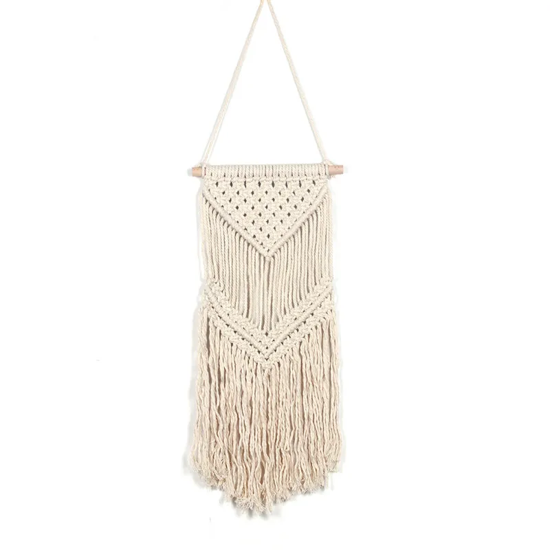 

New tapestry home decoration cotton line preparation simple art bohemian pure hand-made tapestry accessories curtain macrame