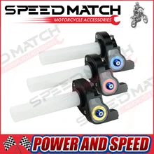 Запчасть для мотоцикла Твист дроссельной заслонки зажим пластик с алюминием для мотоцикла яма Байк мотокросса ATV для квадроциклов, езды по бездорожью