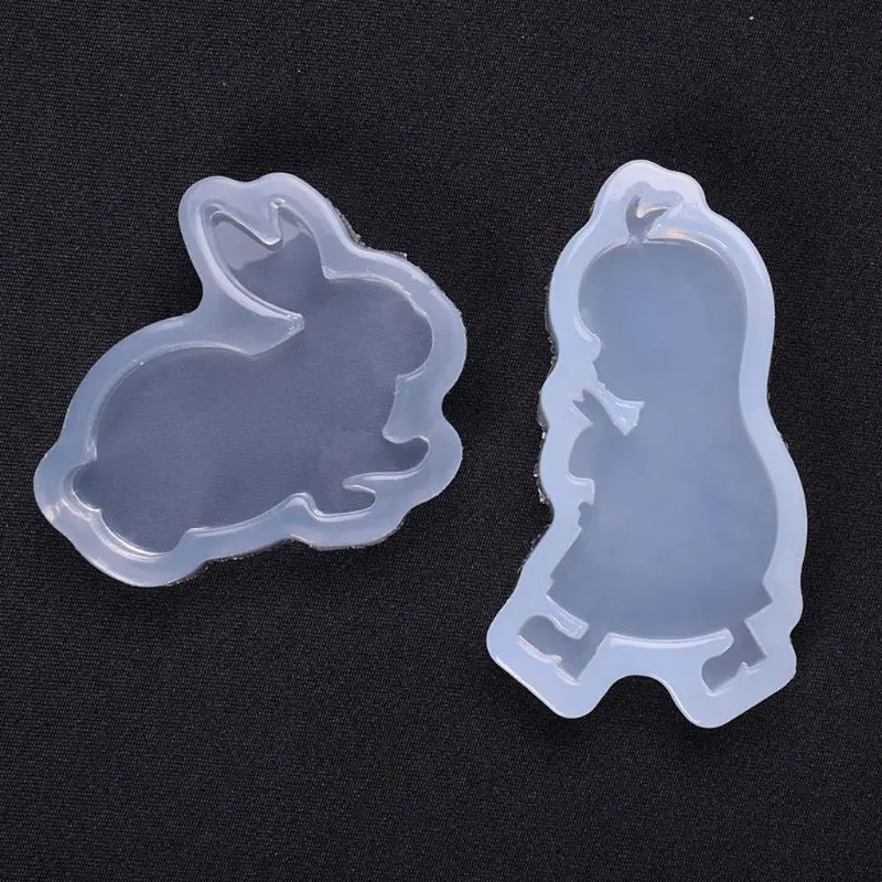Silicone Mold Making Ballet Girl Epoxy Resin Mould DIY Jewelry Mirror Crafts Art
