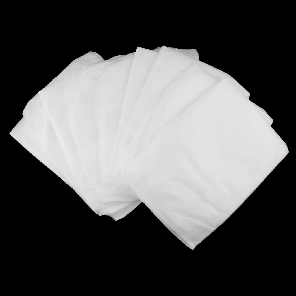 10 Pieces Non-woven Disposable Massage Table Sheet Bed Cover Waterproof White
