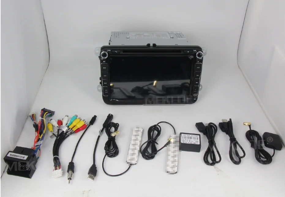 Top by DHL 20pcs universal Car DVD Player 2G RAM Android 7.1 8 Inch  For V W/Volkswagen/POLO/PASSAT/Golf/TOURAN/SHARAN 8