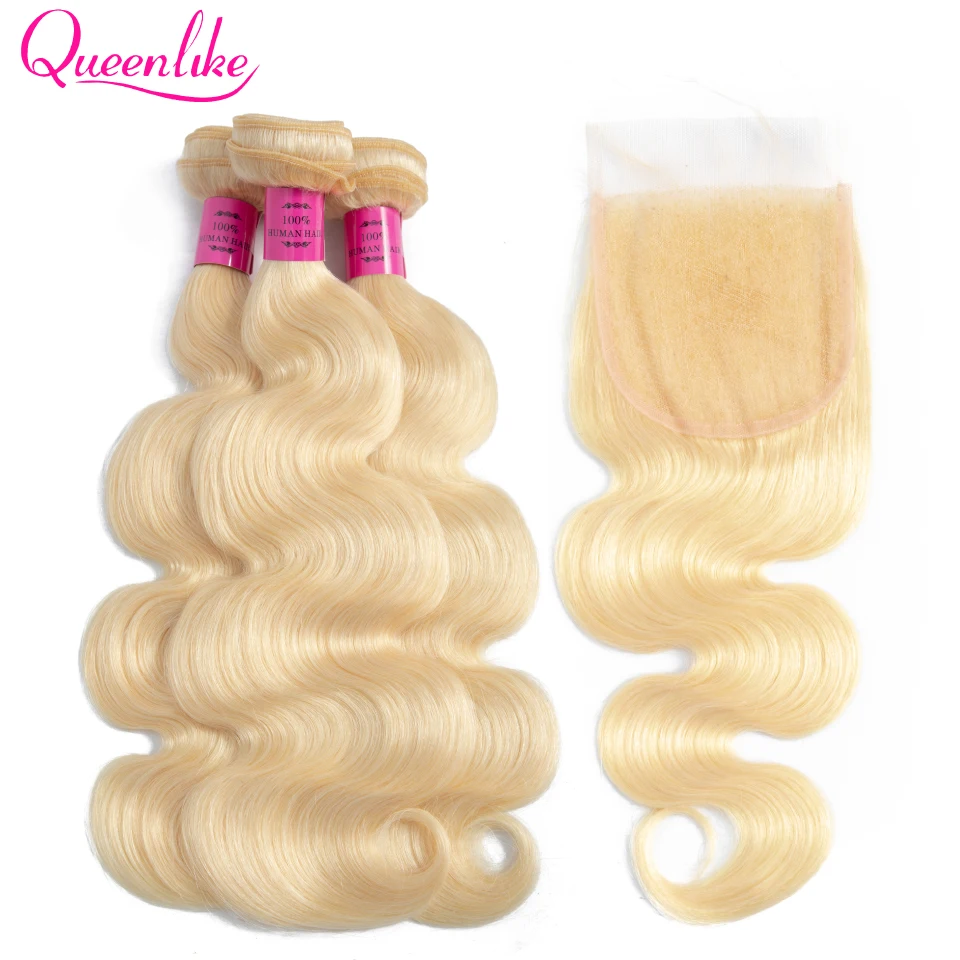 blonde bundles with closure 1