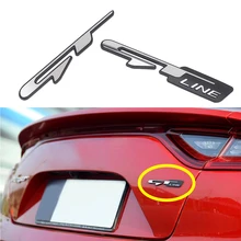 Auto di Coda Posteriore Tronco Porta Esterna Decor 3D Sticker GT Line Distintivo Logo Per Kia K5 k9 Niro Carens K3 cadenza Opirus Stinger