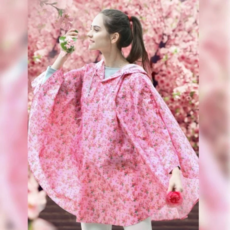 

Adult Women Raincoat Poncho Girl Boys Thin Plus Size Rain Coat Waterproof Plaszcze Damskie Fashion Rain Coats Ladies 40YY0068