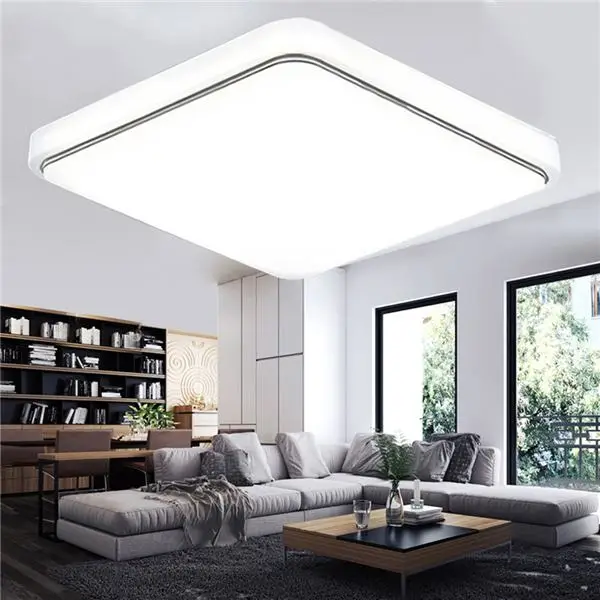

LED Ceiling Modern Square Lamp LED Flush Mount Ceiling Lights Lighting Fixture Living Room Bedroom Kitchen Study Balcony 30*30cm