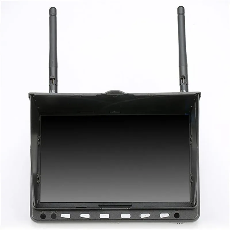 

Skyzone HD02 40CH 5.8G 7 Inch 1024x600 HD FPV Monitor HD Port With/Without DVR Build in Battery VS Eachine LCD5802D 5802